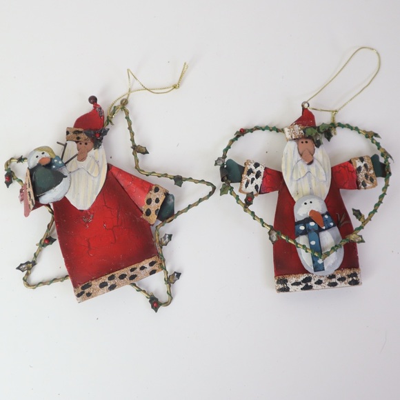 Holiday Vintage Holiday Ornaments Set Of 2 Poshmark